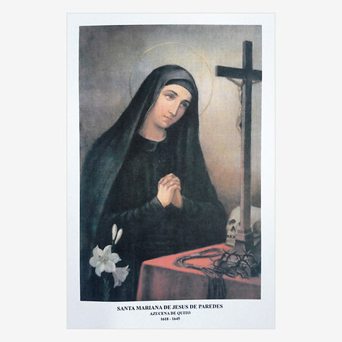 Prayer to Obtain a Favor from St Mariana de Jesus Paredes y Flores