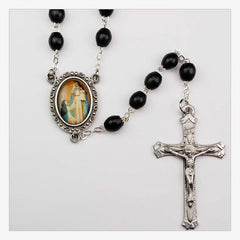 Black Wood OLOGS Rosary